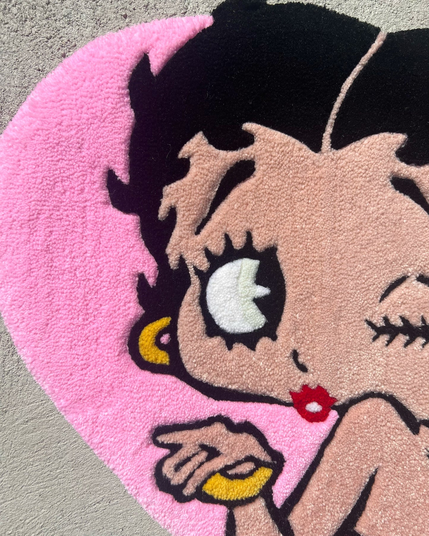 [Pre-Order 訂製] Betty Boop Heart tufted Rug