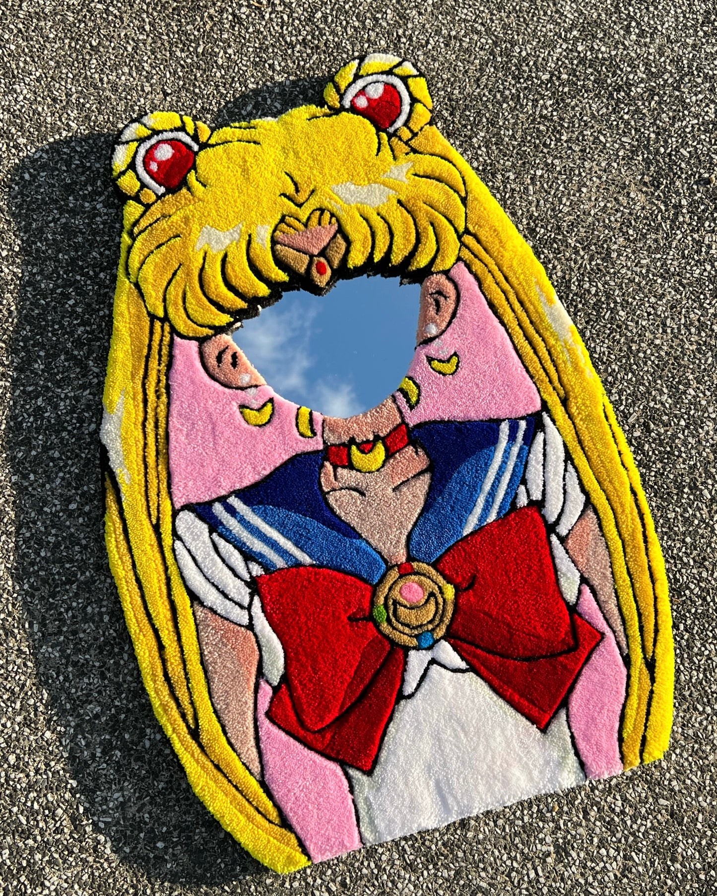 美少女戰士月野兔 毛毛鏡 SailorMoon Tufted Mirror