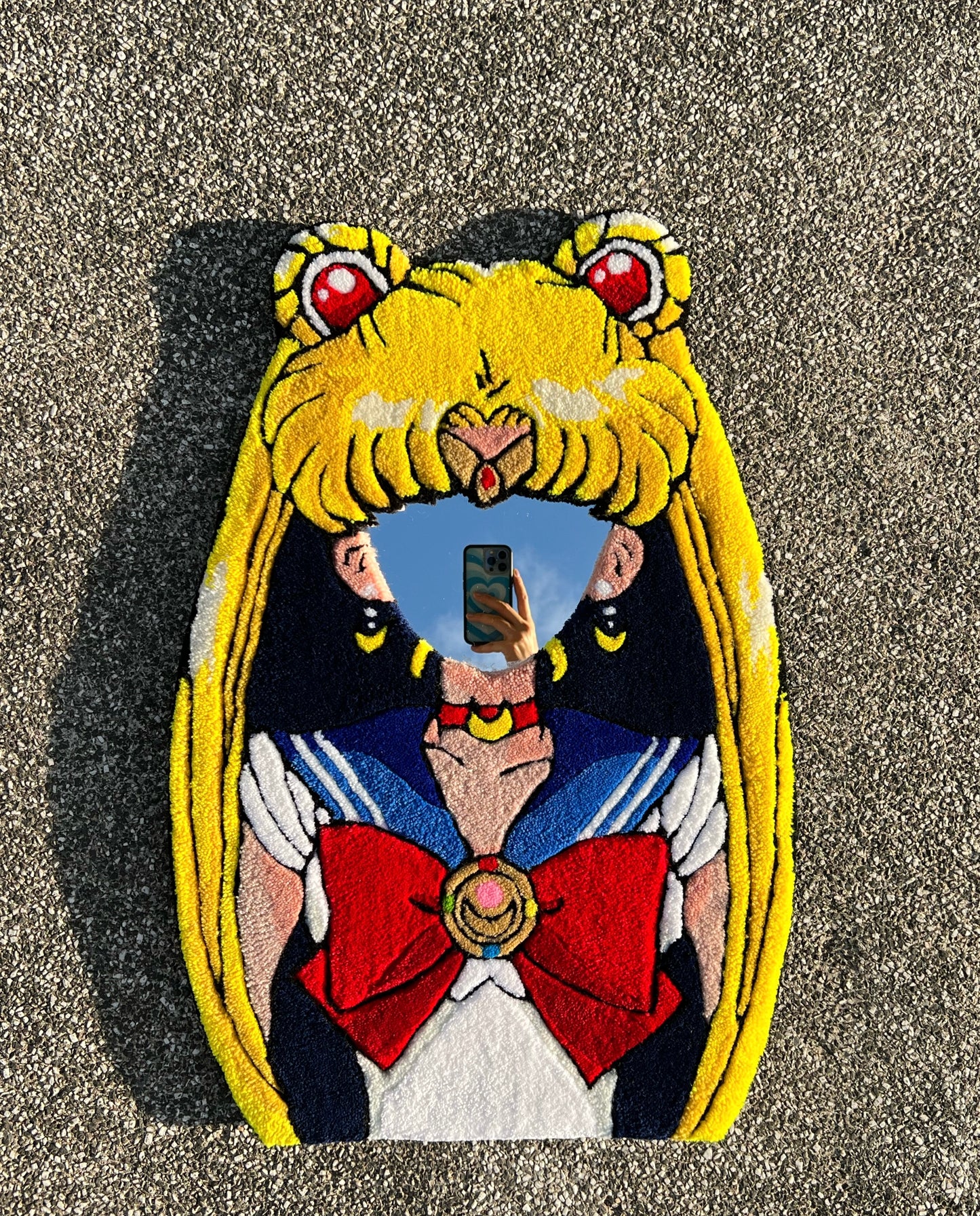 美少女戰士月野兔 毛毛鏡 SailorMoon Tufted Mirror