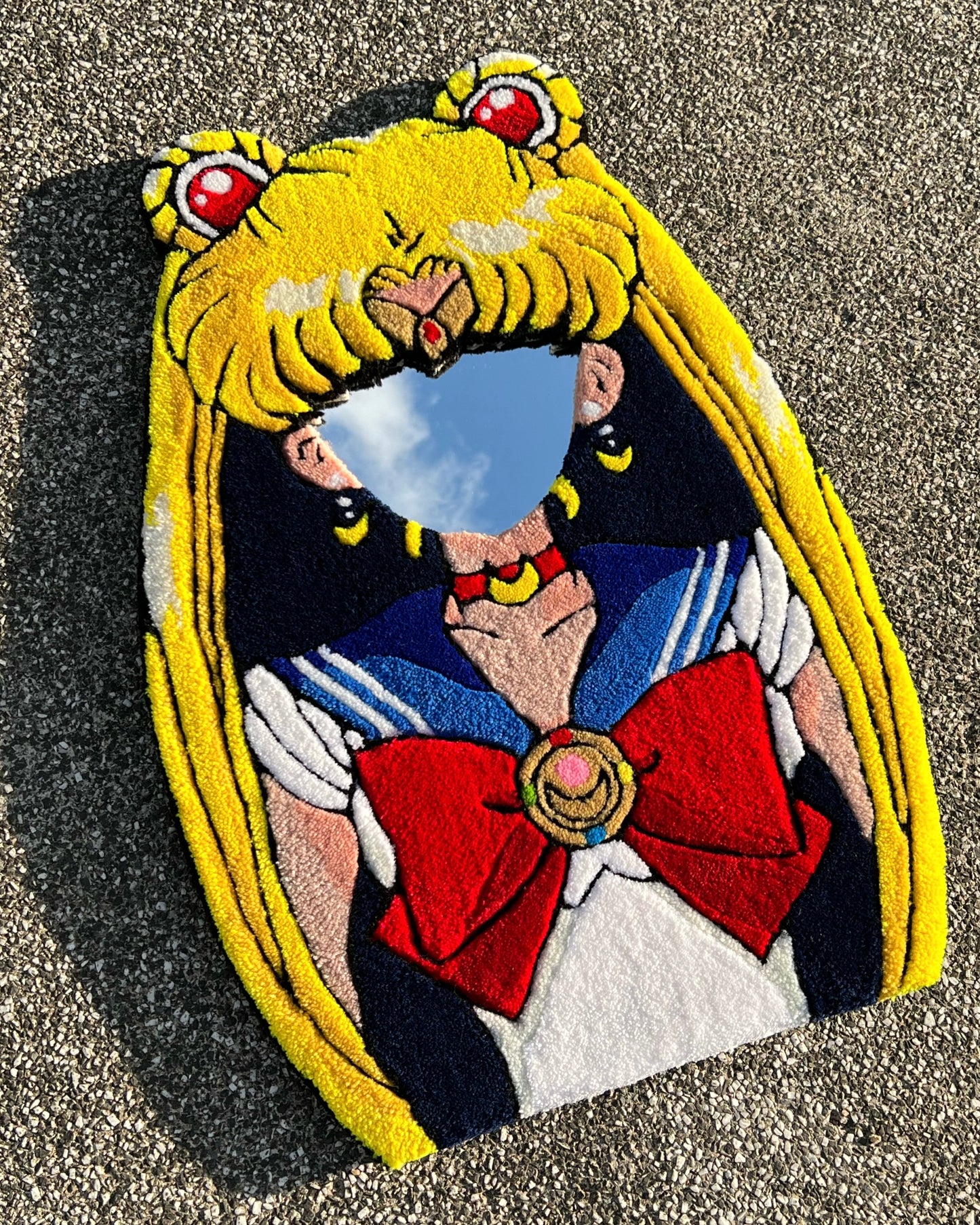 美少女戰士月野兔 毛毛鏡 SailorMoon Tufted Mirror