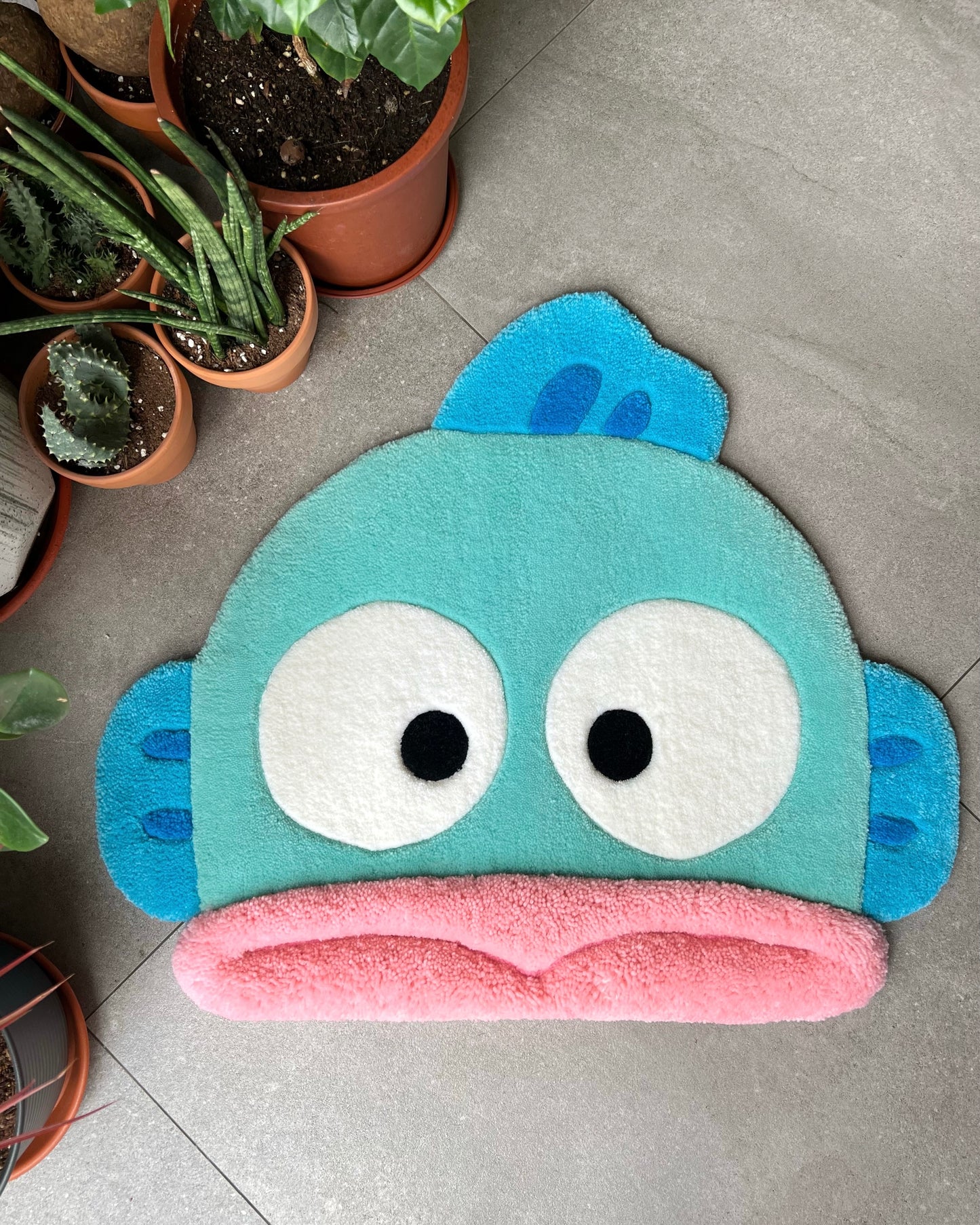 Hangyodon 水怪人魚漢頓ハンギョドン 3D RUG