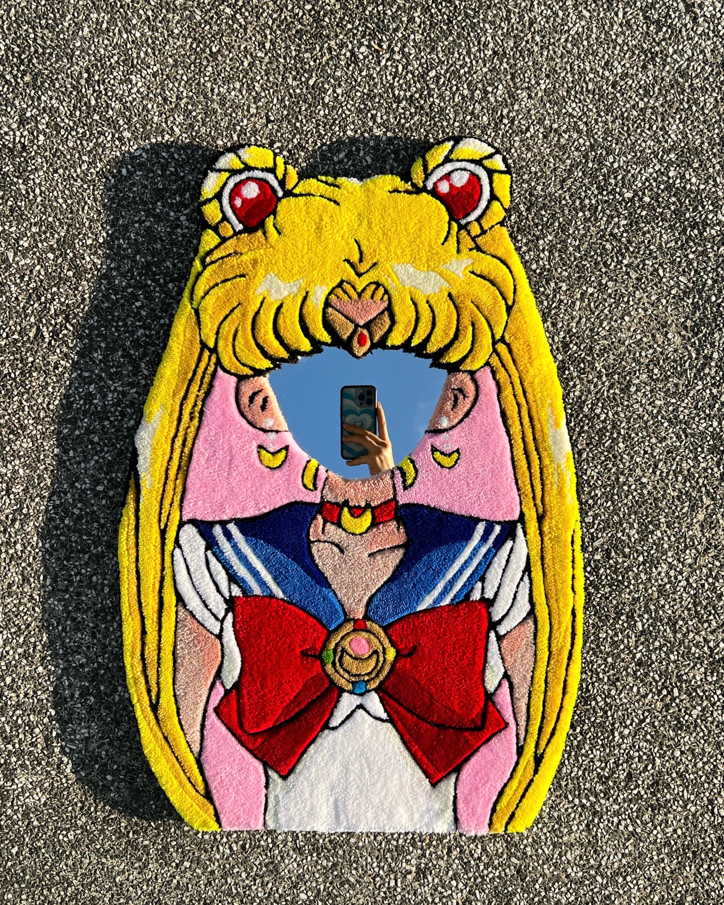 美少女戰士月野兔 毛毛鏡 SailorMoon Tufted Mirror