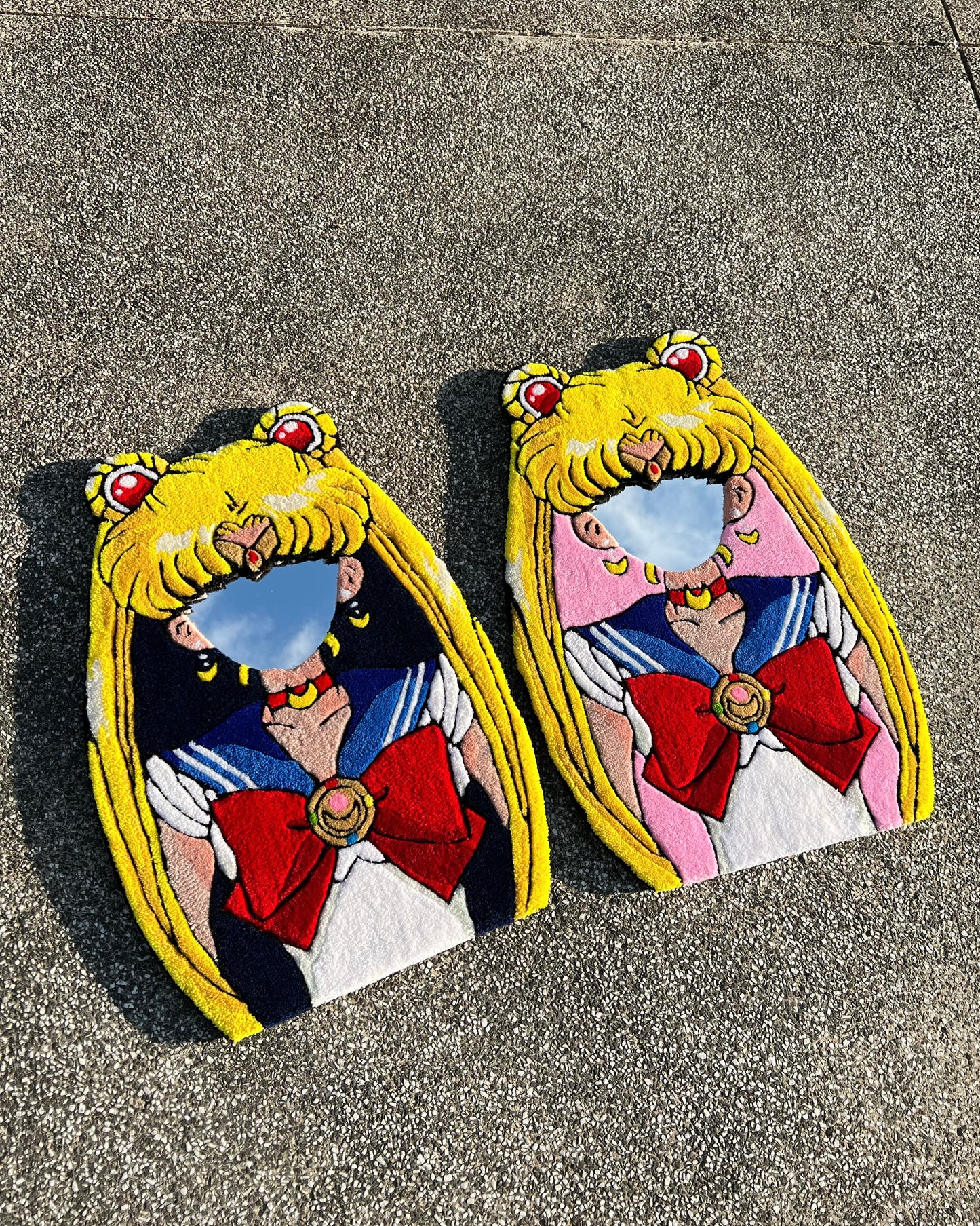 美少女戰士月野兔 毛毛鏡 SailorMoon Tufted Mirror