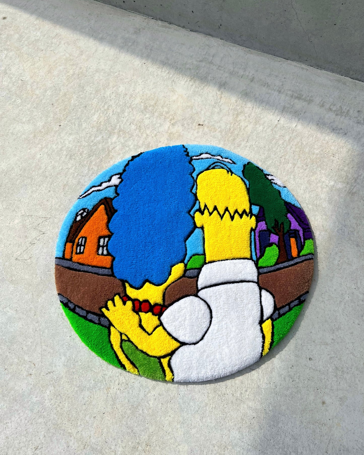 阿森一族 The Simpsons fisheye lens Rug [In Stock現貨]