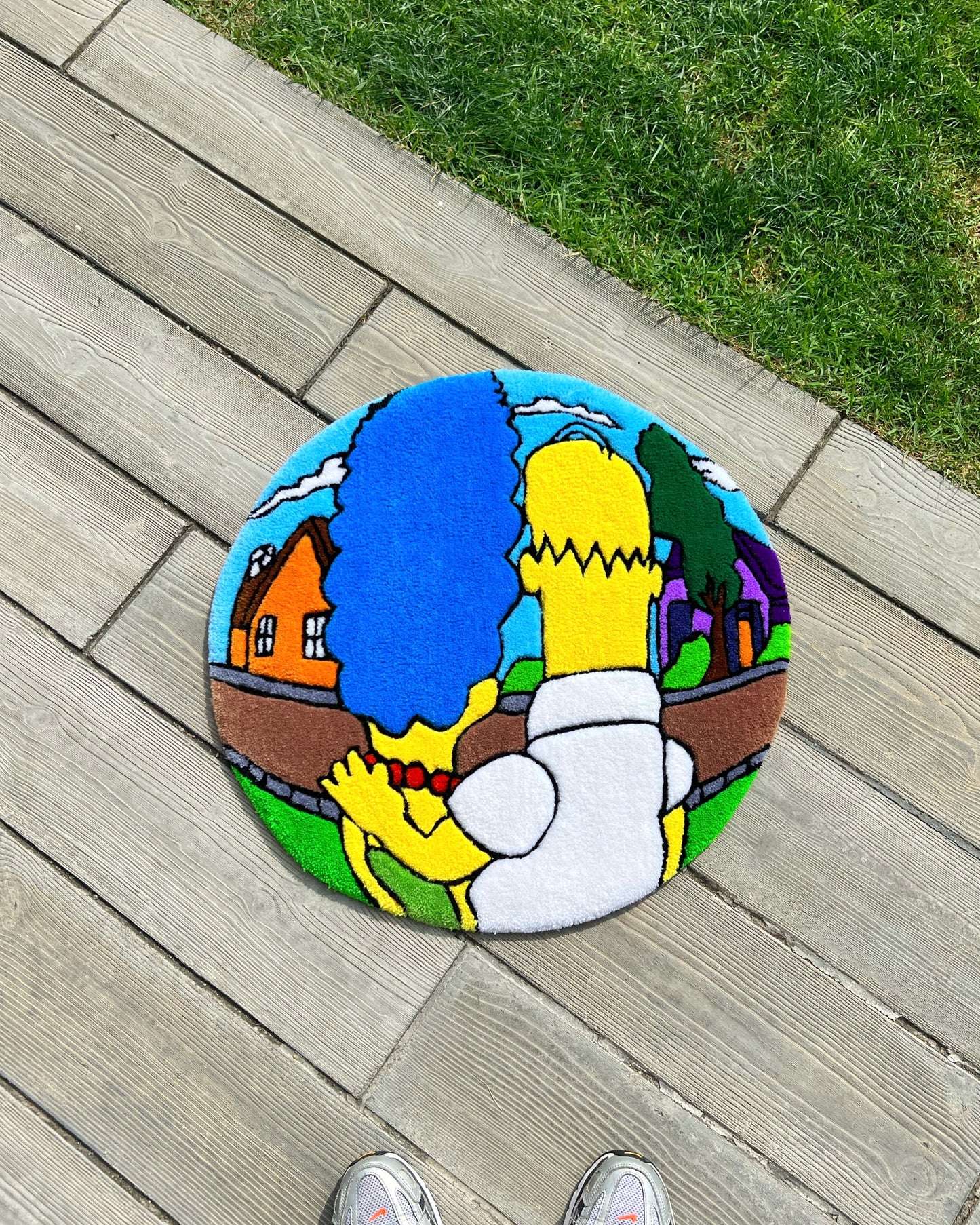 阿森一族 The Simpsons fisheye lens Rug [In Stock現貨]