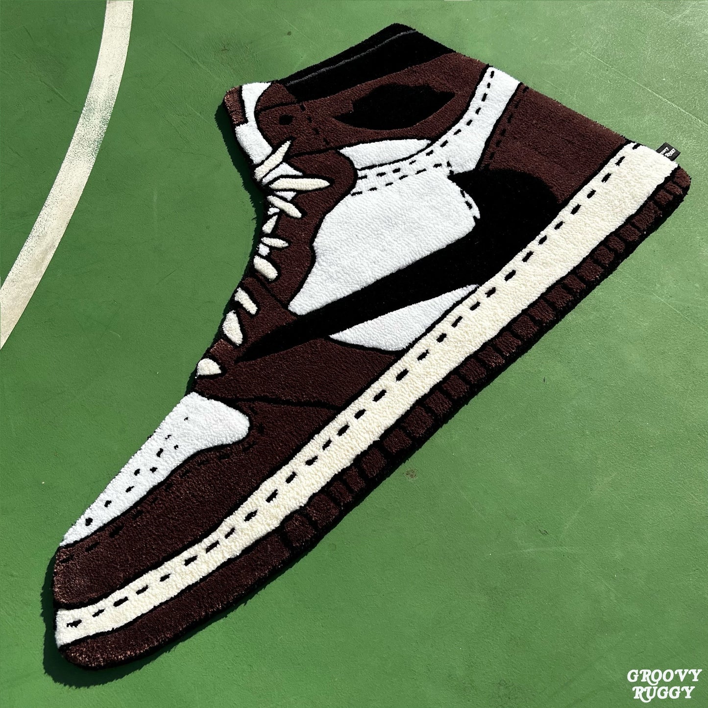 [in stock] Travis Scott x Air Jordan 1 High Sneaker RUG