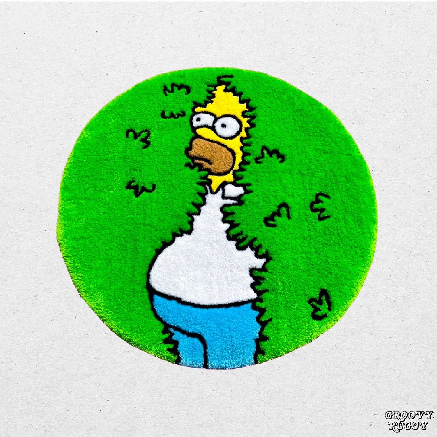 [Pre-order] Homer Simpsons backs into the bushes RUG