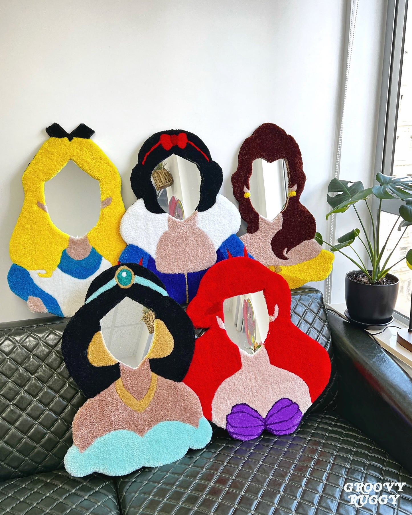 Snow White Princess Tufted Mirror