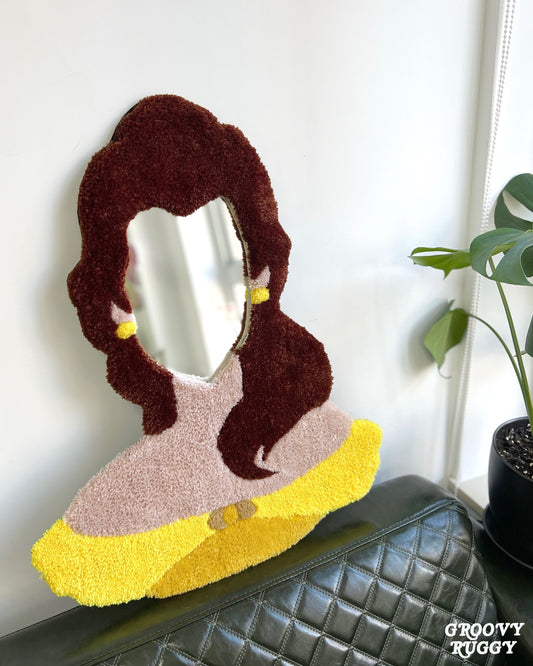 [Pre-order] 貝兒 Bella  美女與野獸 Princess Tufted Mirror