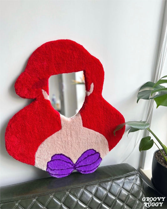 [Per-order] Ariel The Mermaid Princess Tufted Mirror