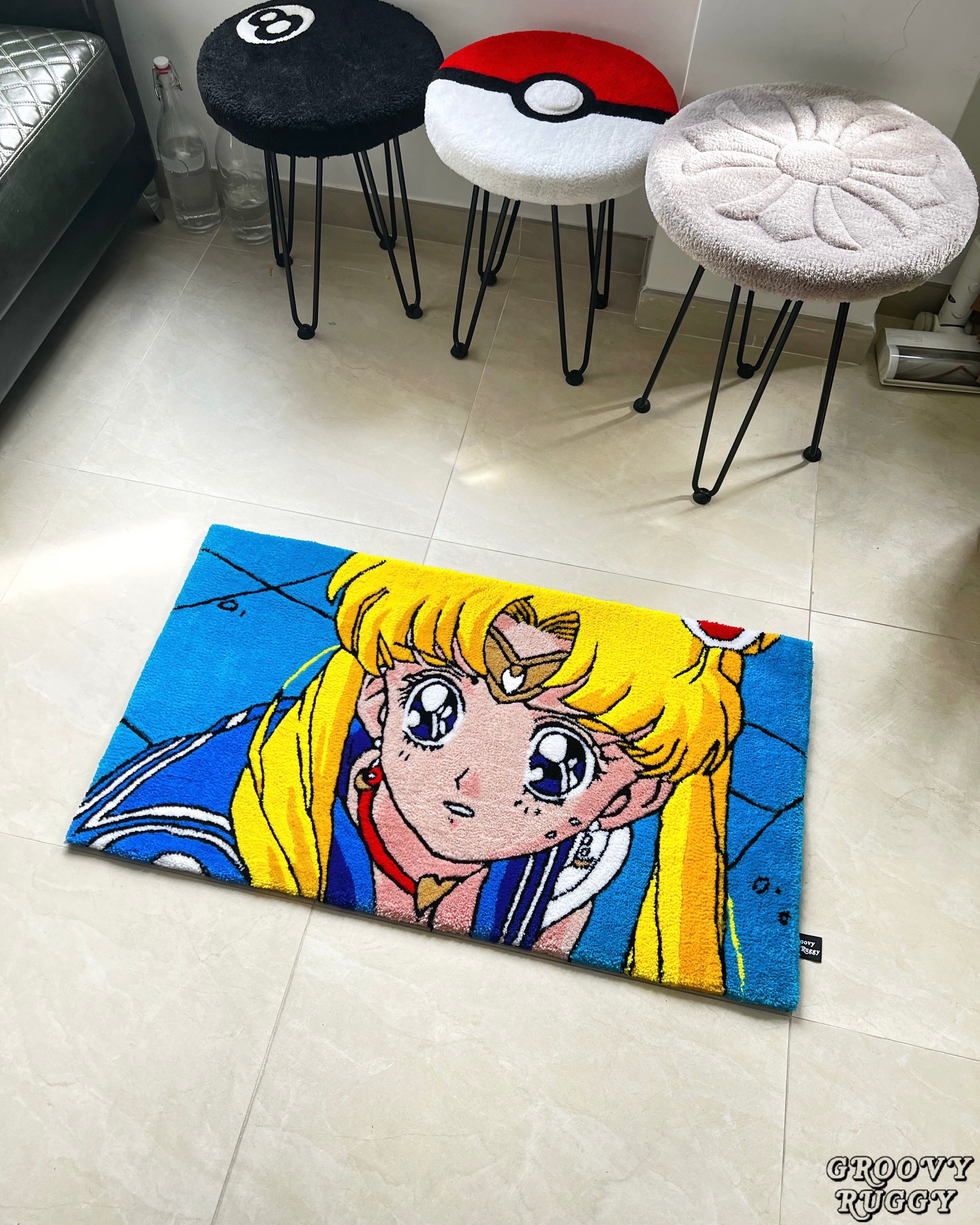 美少女戰士月野兔 Sailor Moon Rug *夜光月冕*(In Stock 現貨) – GROOVY RUGGY